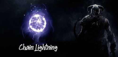 Chain Lightning spell in Skyrim