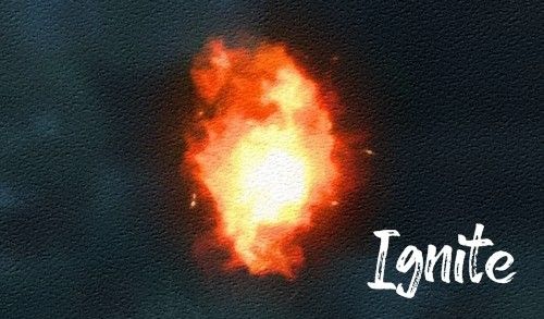 Ignite spell in Skyrim