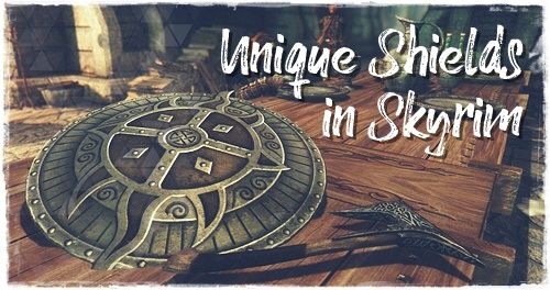 unique shields in skyrim