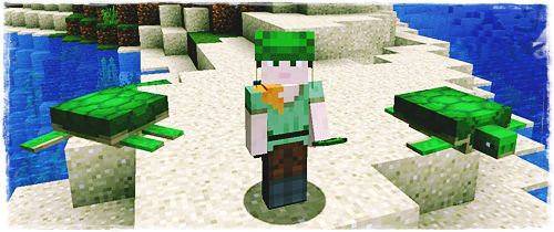 How to get a Turtle Shell Helmet in Minecraft